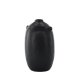 VENTURE DESIGN Madi vase, rund svart steinty (17x17x28H)