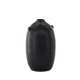 VENTURE DESIGN Madi vase, rund svart steinty (17x17x28H)