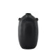 VENTURE DESIGN Madi vase, rund svart steinty (17x17x28H)
