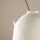 VENTURE DESIGN Madi vase, rund - off-white steinty (17x17x28H)