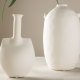 VENTURE DESIGN Madison vase - off white steinty (14x8x22H)