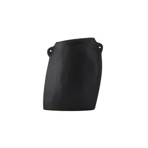 VENTURE DESIGN Hie vase, m. 2 hanke - matsort stentj (14x5x21H)