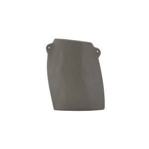 VENTURE DESIGN Hie vase, m. 2 hanke - mrkegr stentj (14x5x21H)