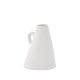 VENTURE DESIGN Ovy vase, m. 1 hndtak - hvitt steinty (14x13x17H)