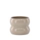 VENTURE DESIGN Dapne Topf, rund – mattbeiges Steingut (16x16x13)