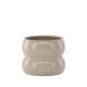 VENTURE DESIGN Dapne Topf, rund – mattbeiges Steingut (16x16x13)
