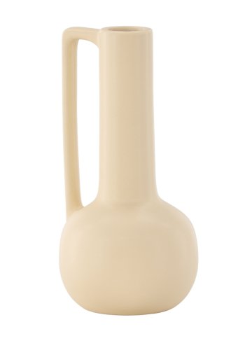 VENTURE DESIGN Allis vase, m. hank - gult steinty (18x18x36)