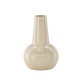 VENTURE DESIGN Lane vase, m. hank - beige/svarte prikker steinty (15x15x22)