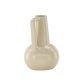 VENTURE DESIGN Lane vase, m. hank - beige/svarte prikker steinty (15x15x22)