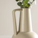 VENTURE DESIGN Lane vase, m. hank - beige/svarte prikker steinty (15x15x22)