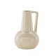 VENTURE DESIGN Lane vase, m. hank - beige/svarte prikker steinty (15x15x22)