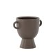 VENTURE DESIGN Cent potte, m. 2 hndtak - brunt steinty (20x14x18)