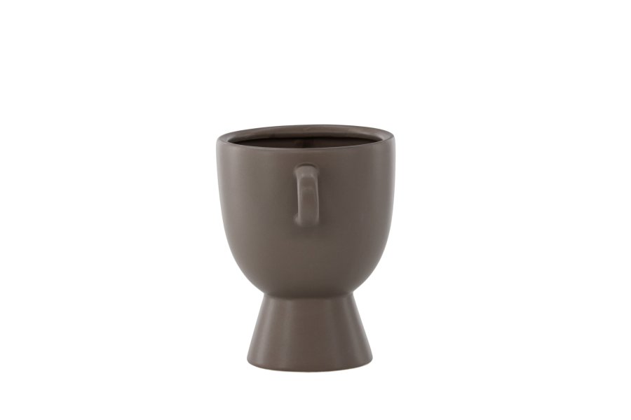 VENTURE DESIGN Cent potte, m. 2 hndtak - brunt steinty (20x14x18)