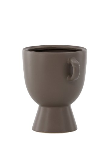 VENTURE DESIGN Cent potte, m. 2 hndtak - brunt steinty (20x14x18)