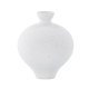 VENTURE DESIGN Rellis vase, rund - hvite/svarte prikker keramikk (D6xH24xB20)