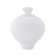 VENTURE DESIGN Rellis vase, rund - hvite/svarte prikker keramikk (D6xH24xB20)