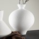 VENTURE DESIGN Rellis vase, rund - hvite/svarte prikker keramikk (D6xH24xB20)