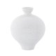 VENTURE DESIGN Rellis vase, rund - hvite/svarte prikker keramikk (D6xH24xB20)