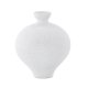 VENTURE DESIGN Rellis vase, rund - hvite/svarte prikker keramikk (D6xH24xB20)