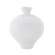 VENTURE DESIGN Rellis vase, rund - hvite/svarte prikker keramikk (D6xH24xB20)