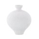 VENTURE DESIGN Rellis vase, rund - hvite/svarte prikker keramikk (D6xH24xB20)