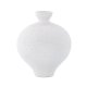 VENTURE DESIGN Rellis vase, rund - hvite/svarte prikker keramikk (D6xH24xB20)