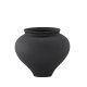 VENTURE DESIGN Rellis vase, rund - svart keramikk (D11xH18xB18)