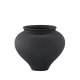 VENTURE DESIGN Rellis vase, rund - svart keramikk (D11xH18xB18)
