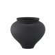 VENTURE DESIGN Rellis vase, rund - svart keramikk (D11xH18xB18)