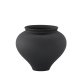 VENTURE DESIGN Rellis vase, rund - svart keramikk (D11xH18xB18)