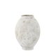 VENTURE DESIGN Globe Vase, rund – beige/braune Keramik (8 x 18 x 22 H)