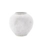 VENTURE DESIGN Globe Vase, rund – beige/braune Keramik (14x25x23H)