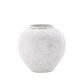 VENTURE DESIGN Globe Vase, rund – beige/braune Keramik (14x25x23H)