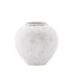 VENTURE DESIGN Globe Vase, rund – beige/braune Keramik (14x25x23H)