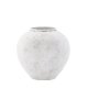VENTURE DESIGN Globe Vase, rund – beige/braune Keramik (14x25x23H)
