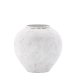 VENTURE DESIGN Globe Vase, rund – beige/braune Keramik (14x25x23H)