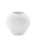 VENTURE DESIGN Globe Vase, rund – beige/braune Keramik (14x25x23H)