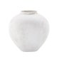 VENTURE DESIGN Globe Vase, rund – beige/braune Keramik (13x28x29H)