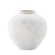 VENTURE DESIGN Globe Vase, rund – beige/braune Keramik (13x28x29H)