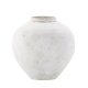 VENTURE DESIGN Globe Vase, rund – beige/braune Keramik (13x28x29H)
