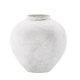 VENTURE DESIGN Globe Vase, rund – beige/braune Keramik (13x28x29H)