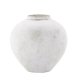 VENTURE DESIGN Globe Vase, rund – beige/braune Keramik (13x28x29H)
