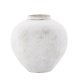 VENTURE DESIGN Globe Vase, rund – beige/braune Keramik (13x28x29H)