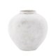 VENTURE DESIGN Globe Vase, rund – beige/braune Keramik (13x28x29H)