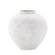 VENTURE DESIGN Globe Vase, rund – beige/braune Keramik (13x28x29H)