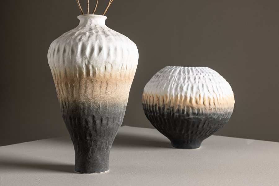 VENTURE DESIGN vindusvase - flerfarget keramikk (16x29H)