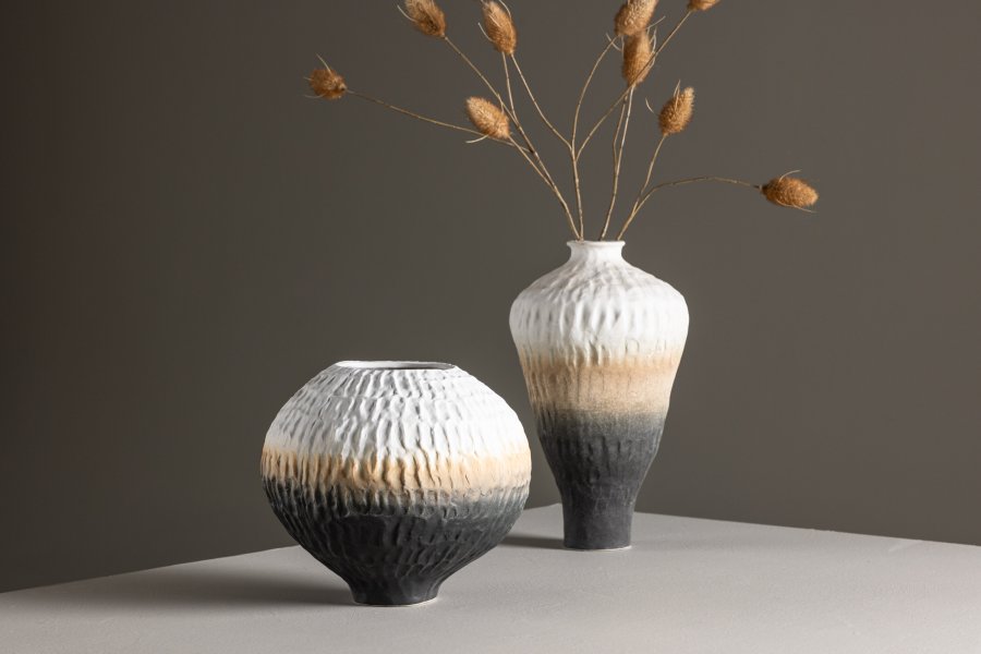 VENTURE DESIGN vindusvase - flerfarget keramikk (24x21H)