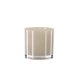 VENTURE DESIGN Glora Kerzenständer, rund – beiges Glas (10x10H)