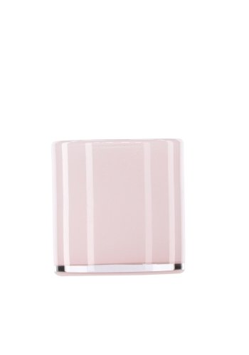 VENTURE DESIGN Glora Kerzenständer, rund – rosa Glas (10x10H)