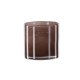 VENTURE DESIGN Glora Kerzenständer, rund – braunes Glas (12x12H)